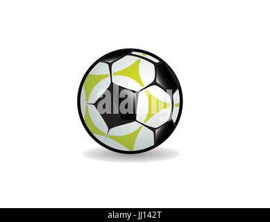 Amerikanischer Fußball, europäischen Fußball-WM pro ball Grafik Icon logo Stock Vektor