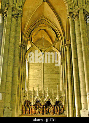 Verschiedene innen Blick auf die Kathedrale von Amiens, Frankreich, am 07.05.2006 Stockfoto