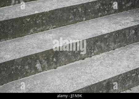 Steintreppen Closeup - Steinstufen Makro Stockfoto