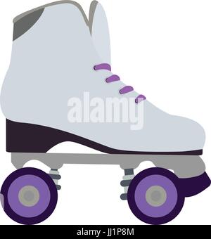 Isolierte Rollschuh Stock Vektor