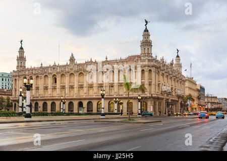 Das Gran Teatro De La Habana 'Alicia Alonso', The Grand Theater von Havana, La Habana Vieja, Alt-Havanna, Kuba Stockfoto