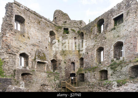 Farne Burg, County Wexford, Irland, ein anglo-normannischen Burg, in der Mitte des 13. Jahrhunderts von William Earl Marshall. Heute etwa die Hälfte o Stockfoto