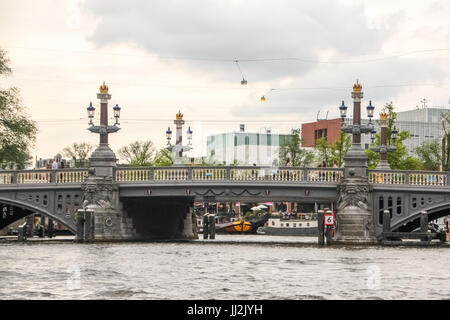 Les Canaux d, Patrimoine Unesco, Pays-Bas - Kanäle von Amsterdam, UNESCO-Welterbe, Niederlande Stockfoto