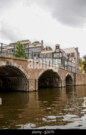 Les Canaux d, Patrimoine Unesco, Pays-Bas - Kanäle von Amsterdam, UNESCO-Welterbe, Niederlande Stockfoto