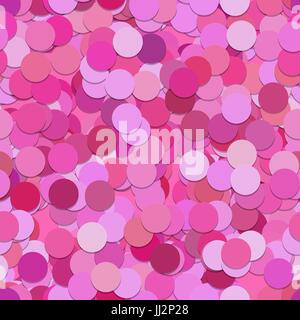 Abstrakte nahtlose random Dot Muster Hintergrund - Vektorgrafik aus rosa Kreis Stock Vektor