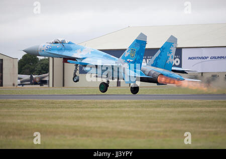 Flugschau in RAF Fairford, Gloucestershire Royal International Air Tattoo 2017 hosting und feiert 70. Geburtstag von der US Air Force Stockfoto