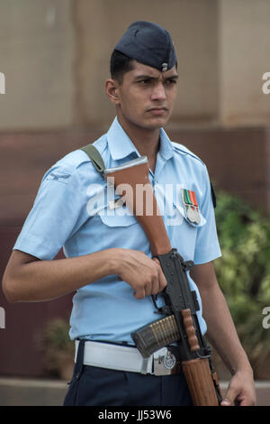 Dehli, Indien. Unter India Gate Stockfoto