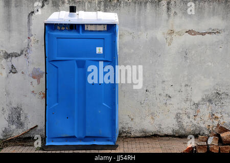 Chemische, Toilette, São Paulo, Brasilien Stockfoto