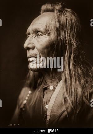 Die Porträts und Landschaften von Edward S. Curtis 1868 - 1952-Fokus auf den indianischen Stämmen des Pazifischen Nordwestens. Fotografien von Edward Sheriff Curtis. Stockfoto