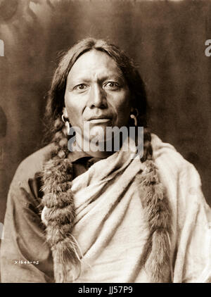 Die Porträts und Landschaften von Edward S. Curtis 1868 - 1952-Fokus auf den indianischen Stämmen des Pazifischen Nordwestens. Fotografien von Edward Sheriff Curtis. Stockfoto