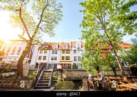 Erfurt-Stadt in Deutschland Stockfoto