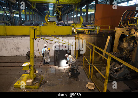 Liberty, Stahlrecycling und Stahl Rollen Hersteller, Newport, Wales, Vereinigtes Königreich Stockfoto