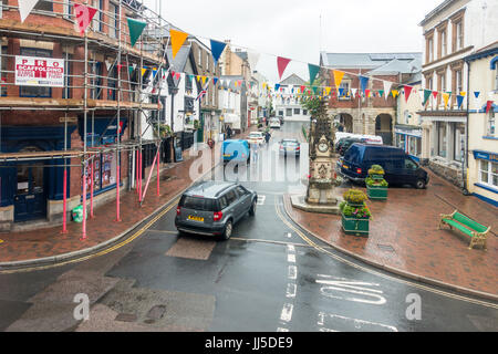 Großes Torrington, Stadtzentrum, Devon, England, Vereinigtes Königreich Stockfoto