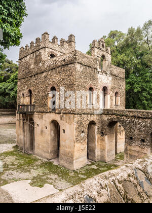 Fasilides Bad und Schwimmbad, Gondar, Äthiopien Stockfoto