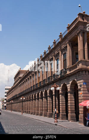 Archade in San Luis Potosí Stockfoto