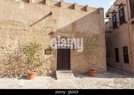 Münzen-Museum, Al Fahidiold Souk Bereich, Bastakiya, Dubai, Vereinigte Arabische Emirate Stockfoto