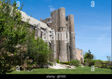 Hammond Schloss - einer mittelalterlichen Burg in Gloucester, Massachusetts. Stockfoto