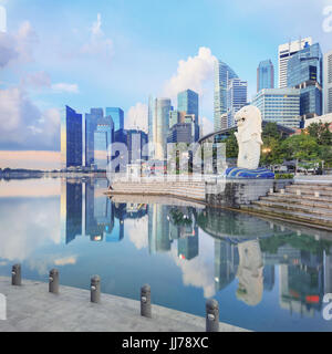 Blick auf Singapur Stockfoto