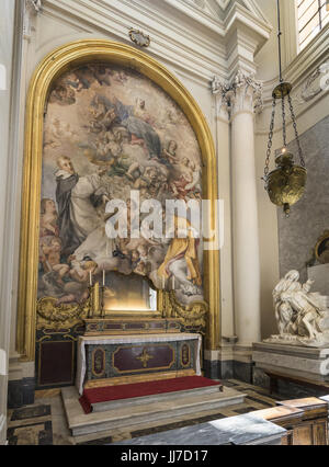 Basilica di San Giovanni in Laterano. Päpstliche Basilika St. Johannes im Lateran. Details des Interieurs. Italien. Rom. Juni 2017 Stockfoto