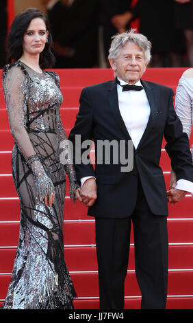 Eva Green und Roman Polanski besuchen basierend auf einer wahren Geschichte Premiere während der 70. jährlichen Cannes Film Festival im Palais des Festivals am 27. Mai 2017 in Cannes, Frankreich. Stockfoto