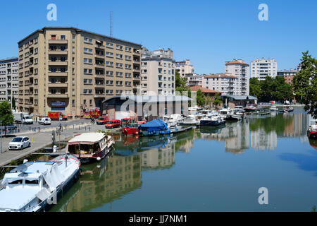 Canal du Midi in Toulouse, Frankreich Stockfoto