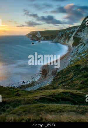 St. Oswald Bay in Dorset. Stockfoto