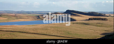 Ein Spaziergang entlang der Hadrianswall Stockfoto