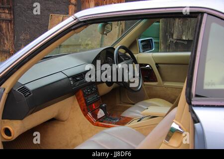 Mercedes-Benz 300 SL innen 1990 Stockfoto