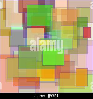 Abstrakte geometrische Rechtecke, Hintergrund, eps10 Farbbild Stock Vektor
