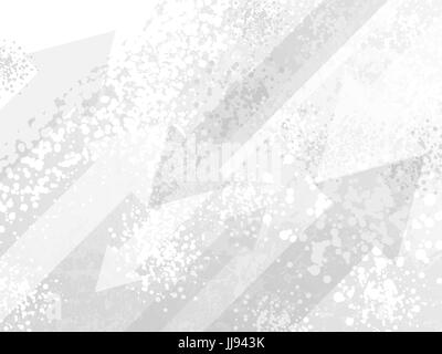 Grunge Cartoon entdeckt Halbtöne weißen modernen Hintergrund. Not beschädigt Diagonale Pfeile schmutzige Punkte Paint Spray Textur Überlagerungseffekt. Stock Vektor