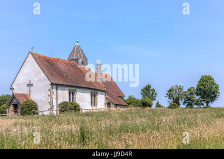 St.-Hubertus Kirche, Finchdean, Waterlooville, Hampshire, England, Vereinigtes Königreich Stockfoto