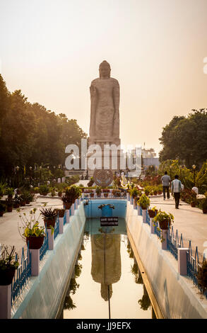 Die Thai Buddha Vihar in Sarnath, Indien. Stockfoto