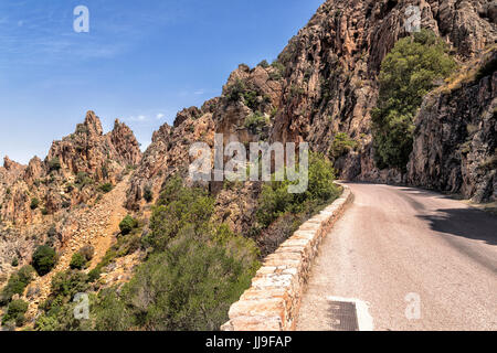 Calanques de Piana, Piana, Korsika, Frankreich Stockfoto