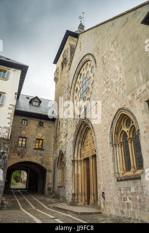 Camino de Santoago, Roncesvalles, Spanien, Europa. Stockfoto