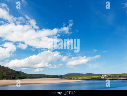 Kyle of Durness, in der Nähe von Keoldale auf der North Coast 500, Sutherland, Schottisches Hochland, Schottland, UK Stockfoto