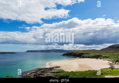 Strand von Sangobeg, in der Nähe von Durness, Sutherland, Schottisches Hochland, Schottland, UK Stockfoto