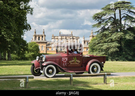 1930 Ford Pick-up Truck Rallye der Riesen american Autoshow, Blenheim Palace, Oxfordshire, England. Klassischen Vintage American Auto Stockfoto