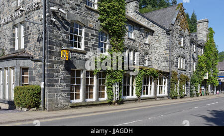 Das Royal Oak Hotel in Betws-y-Coed Stockfoto