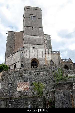 San Pedro Church, Zumaia, Baskisches Land, Spanien Stockfoto