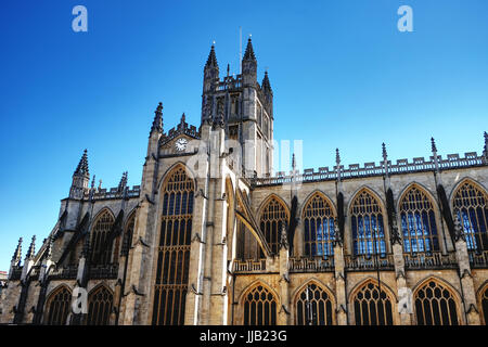 Die Abtei Kirche des Heiligen Petrus und Paulus, Bath, Somerset, UK Stockfoto