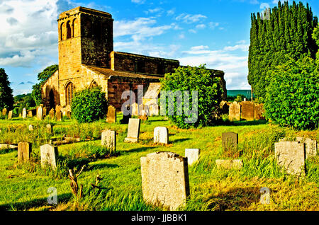 Str. Mary die Jungfrau Kirche, Leake, North Yorkshire Stockfoto