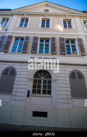 Museum der schönen Künste Fassade aus Mulhouse Elsass Frankreich Stockfoto