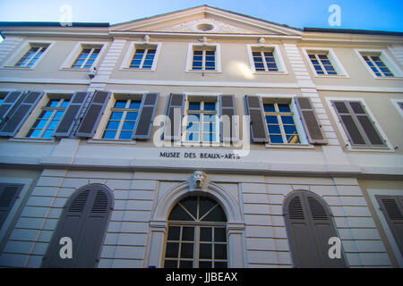 Museum der schönen Künste Fassade aus Mulhouse Elsass Frankreich Stockfoto