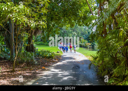 Fairchild Tropical Botanic Garden eine 83 Hektar großen tropischen botanischen Garten in Coral Gables, Florida Stockfoto