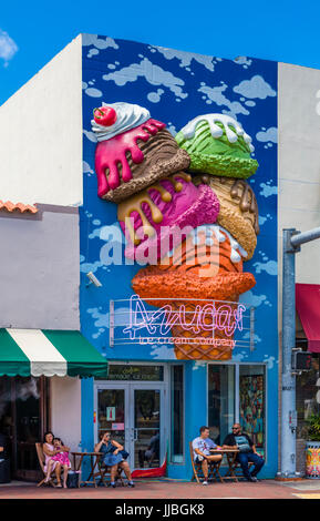 Kubanische Viertel Little Havana in Miami, Florida Stockfoto