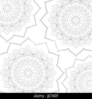 Abstrakte handgezeichnete Mandalas Hintergrund. Arabische, indische, türkische Kultur Dekoration Stil. Vektor Hintergrund Illustration Stock Vektor