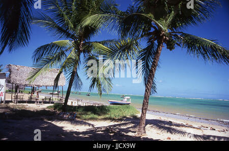 São José da Coroa Grande Strand, Pernambuco, Brasilien Stockfoto