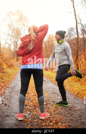 Bleiben aktiv ist der Schlüssel zur Gesundheit Stockfoto