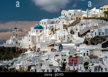 Imerovigli, Santorin, südliche Ägäis, Griechenland Stockfoto