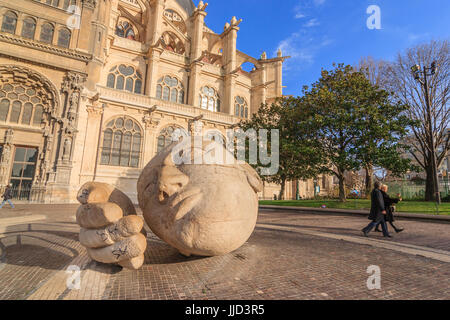 Kirche Saint-Eustache in Paris Stockfoto